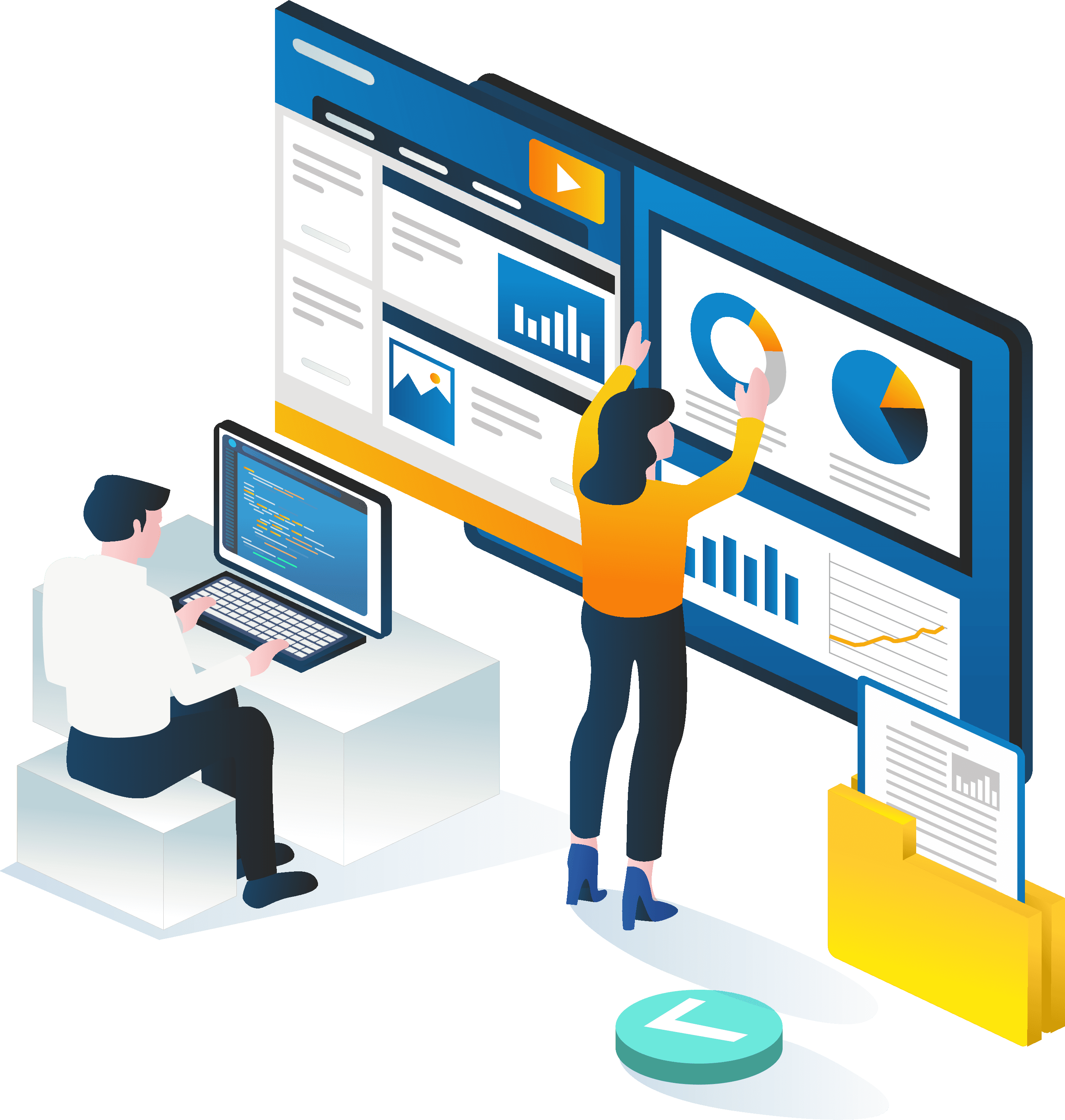 developer illustration